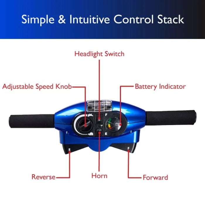American Homecare Direct  Zip'r 3-Wheel Compact Scooter