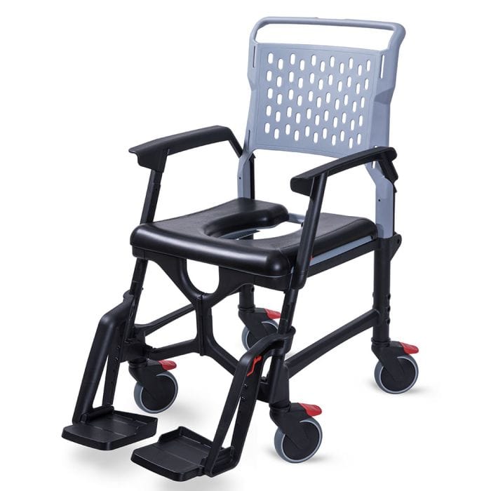 BathMobile Folding Commode & Shower Chair - American Homecare Direct