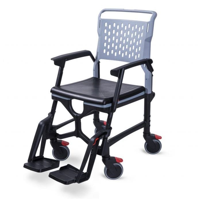 BathMobile Folding Commode & Shower Chair - American Homecare Direct