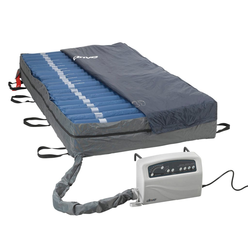 Drive Medical Drive Medical Med-Aire Plus 10″ Bariatric Alternating Pressure and Low Air Loss Mattress System