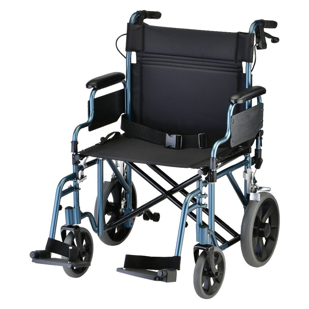 Nova Heavy Duty Bariatric Transport Folding Chairs - Extra Wide 22" Seat - American Homecare Direct
