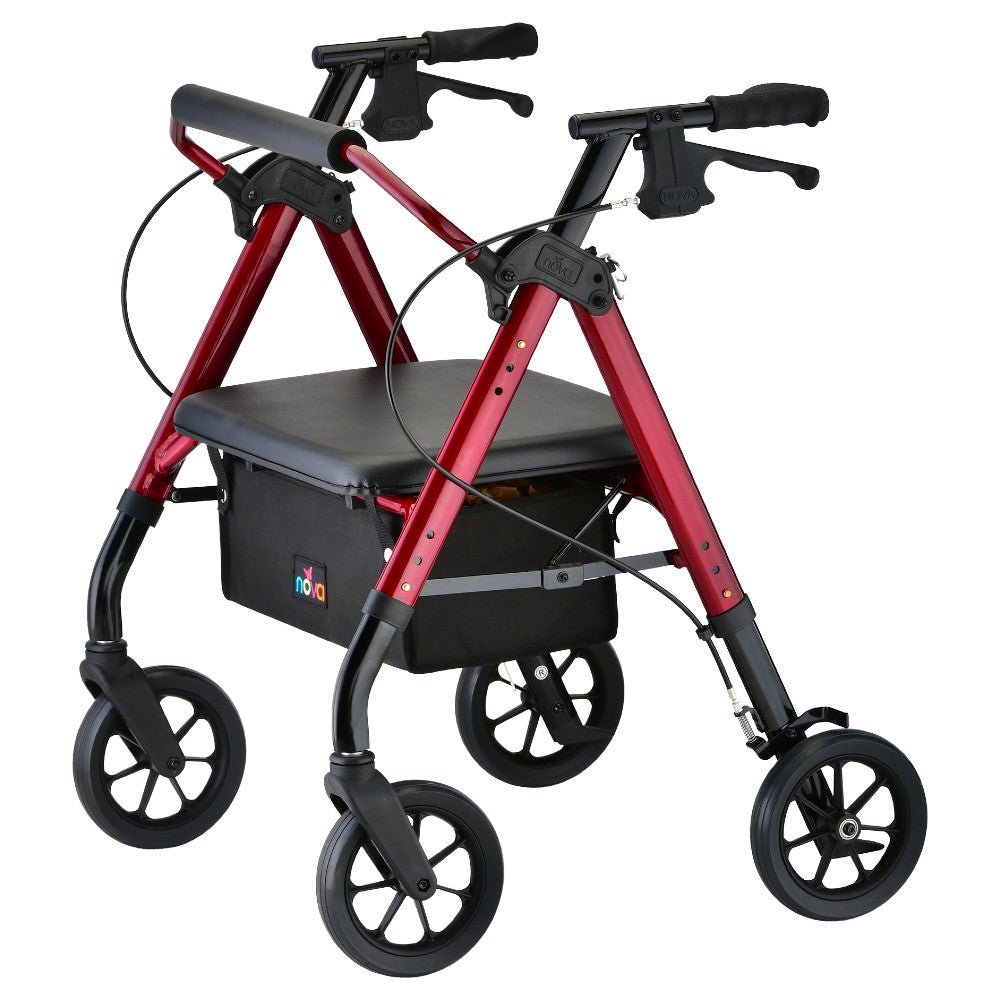 Nova Star Heavy Duty Rollator, 450 lbs. Weight Capacity - American Homecare Direct