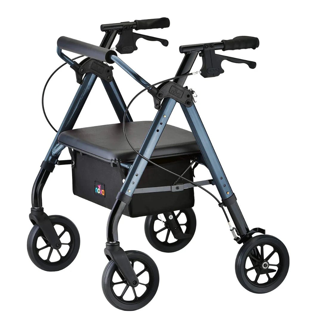 Nova Star Heavy Duty Rollator, 450 lbs. Weight Capacity - American Homecare Direct