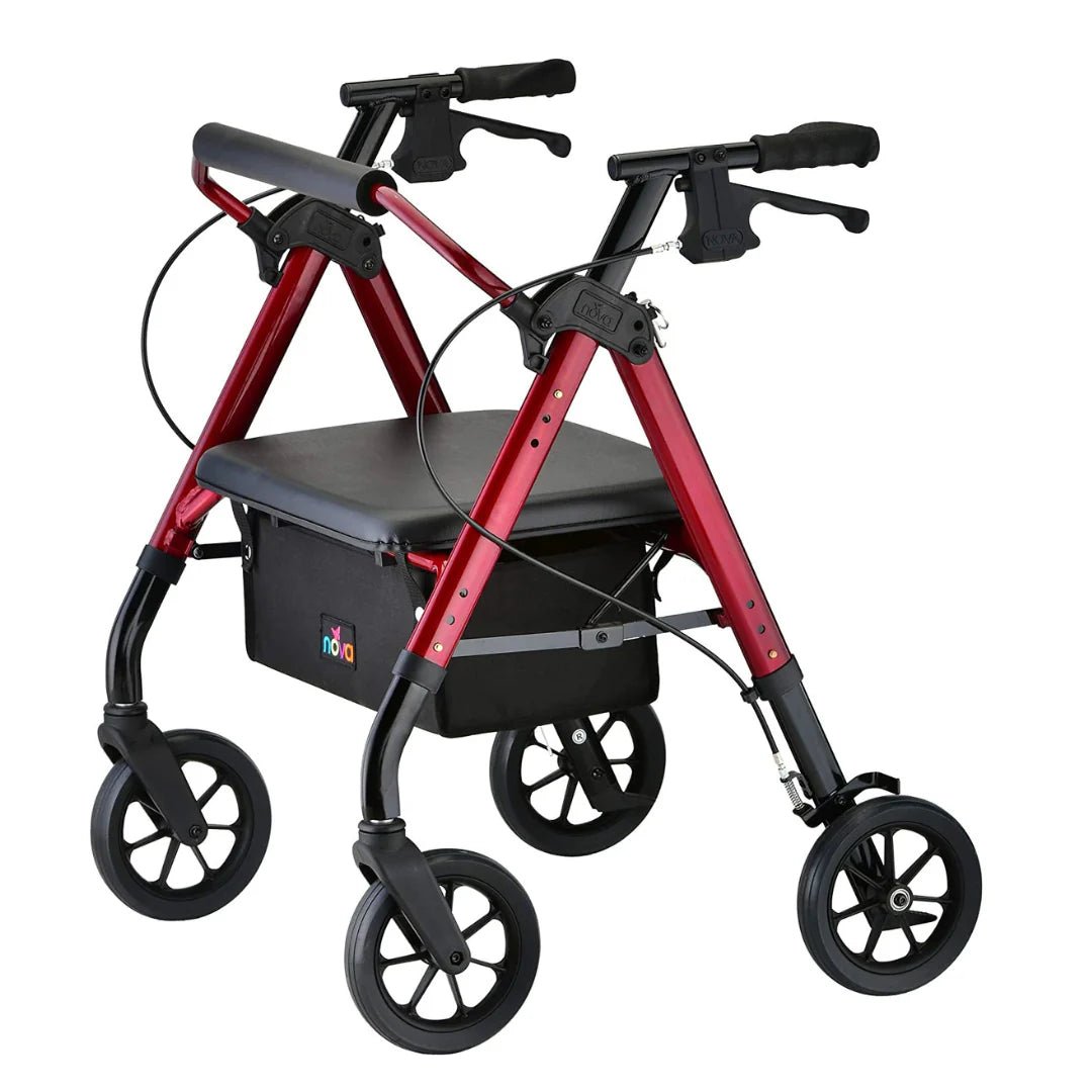 Nova Star Heavy Duty Rollator, 450 lbs. Weight Capacity - American Homecare Direct