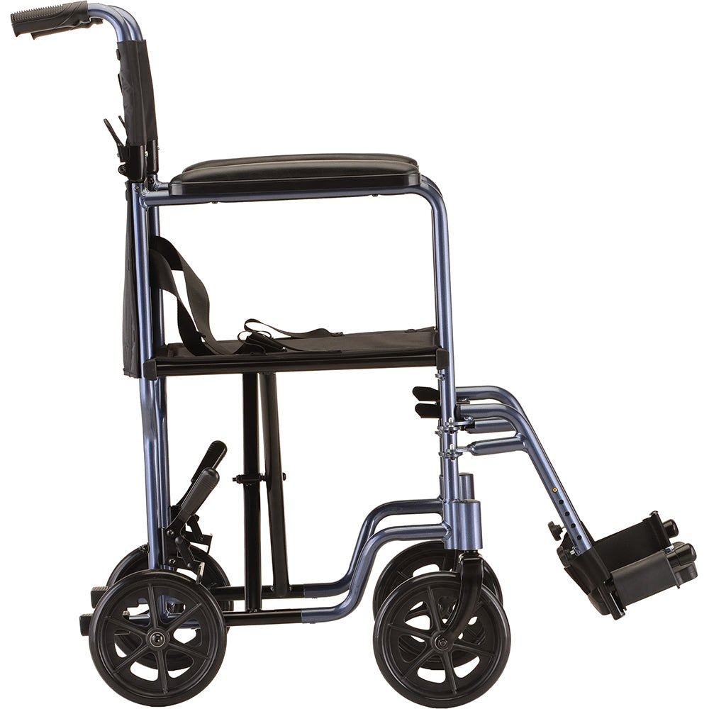 Nova Transport Chair - 19" with Swing Away Footrests - American Homecare Direct