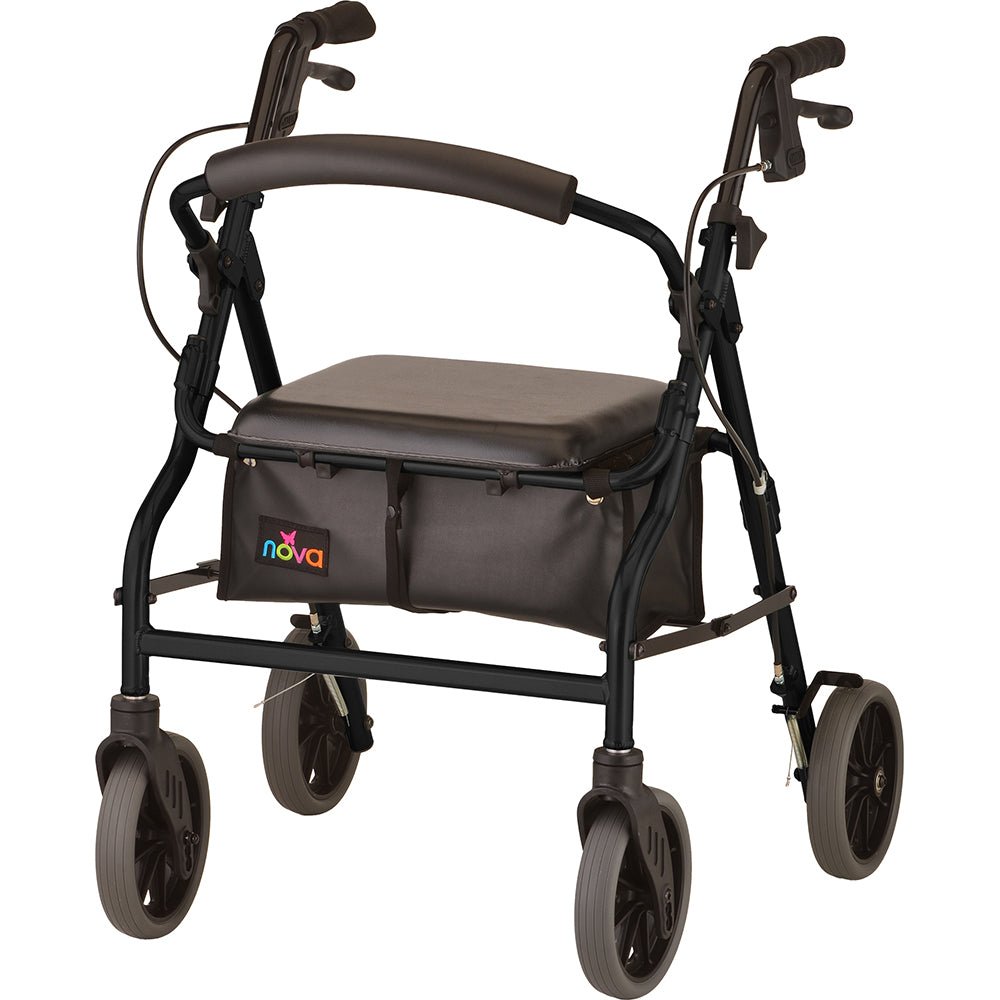 Nova Zoom Rollator Walker with 20" Seat Height - American Homecare Direct