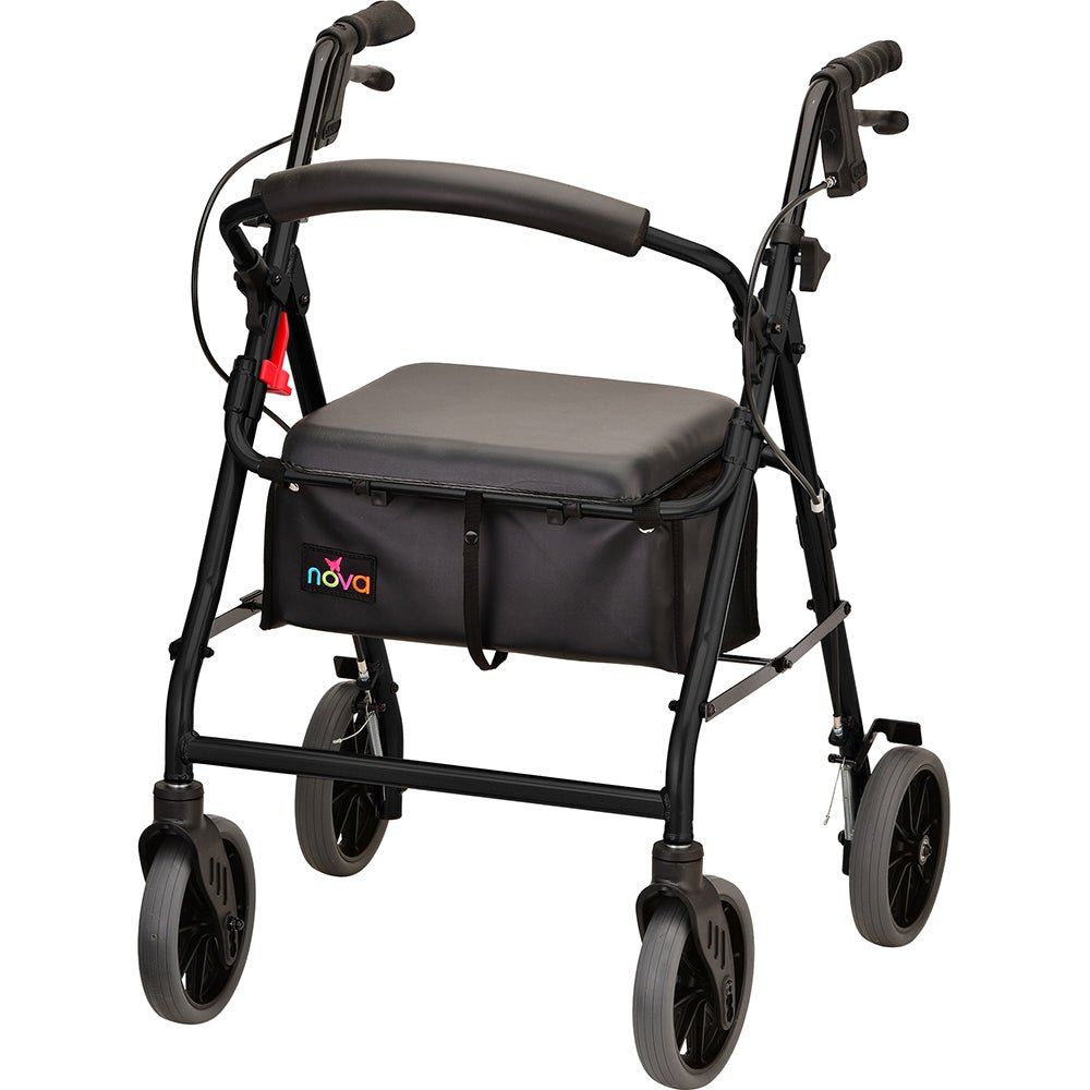 Nova Zoom Rollator Walker with 22" Seat Height - American Homecare Direct