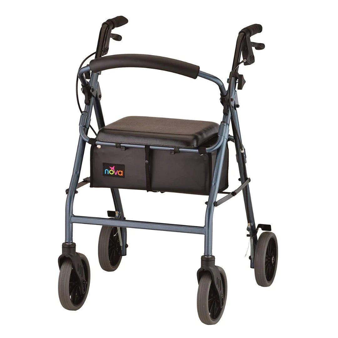 Nova Zoom Rollator Walker with 22" Seat Height - American Homecare Direct