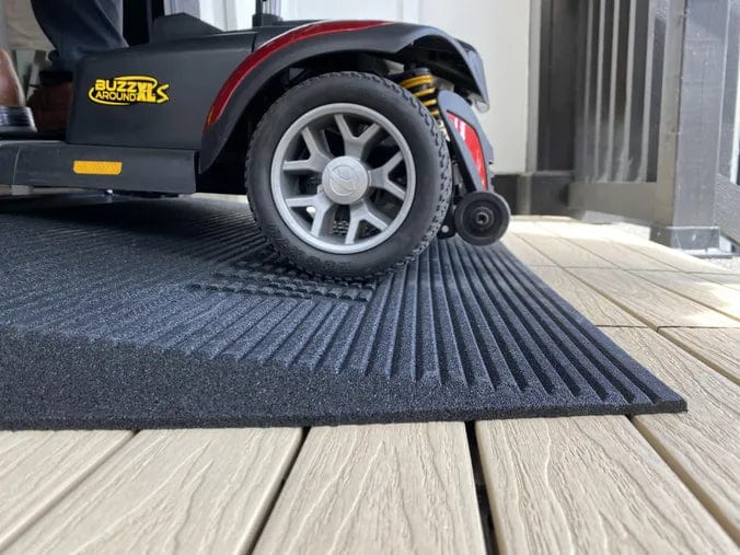 TRANSITIONS Rubber Angled "WELCOME" Entry Mat - American Homecare Direct