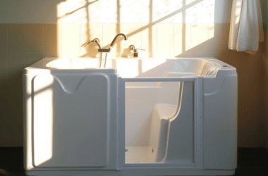 Standing Walk-in Bathtub - American Homecare Direct 