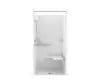 42 X 37 ACRYLX ALCOVE CENTER DRAIN ONE - PIECE ADA COMPLIANT SHOWER IN WHITE - American Homecare Direct