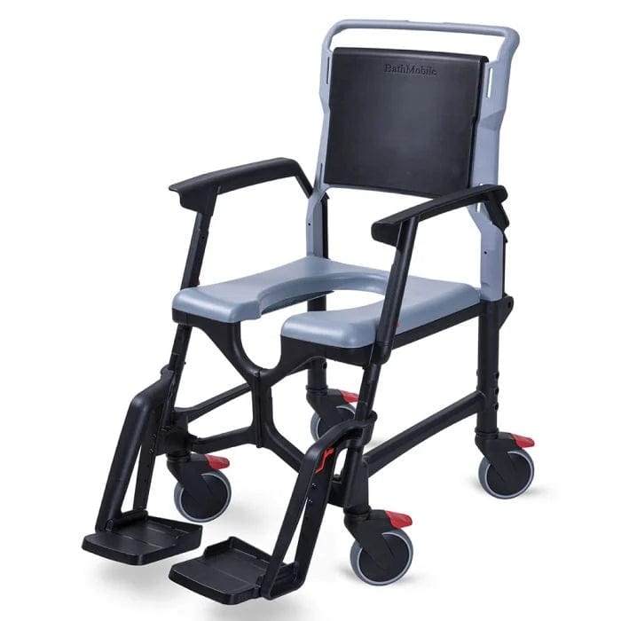 BathMobile Folding Commode &amp; Shower Chair - American Homecare Direct