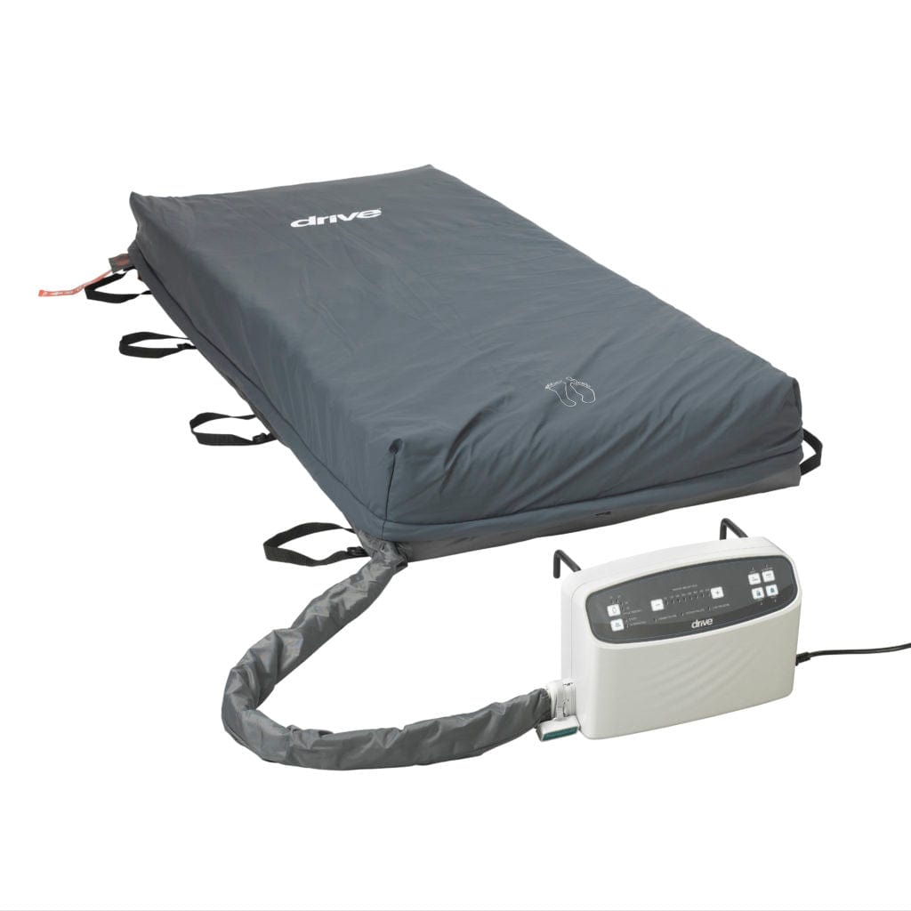 Drive Medical Med Aire Plus Alternating Pressure and Low Air Loss Mattress System - American Homecare Direct