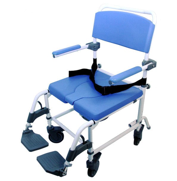 Ezee Life Extra Wide Shower Commode Chair - American Homecare Direct