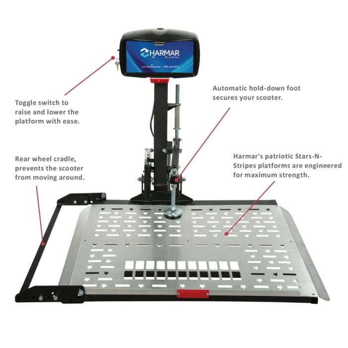 Harmar Harmar&#39;s Heavy Duty Universal Scooter Lift