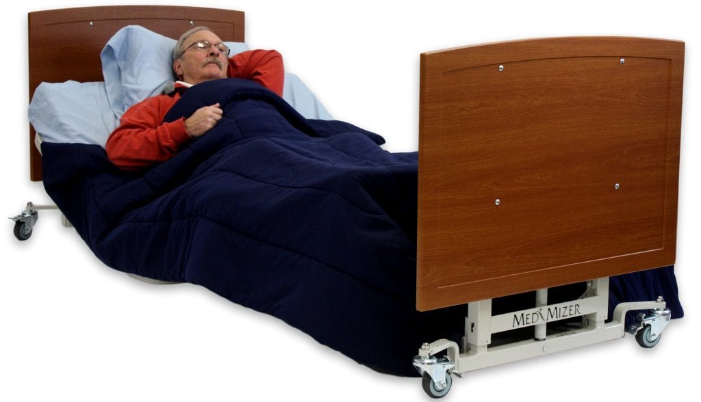 Med - Mizer AllCare Low Hospital Bed - American Homecare Direct