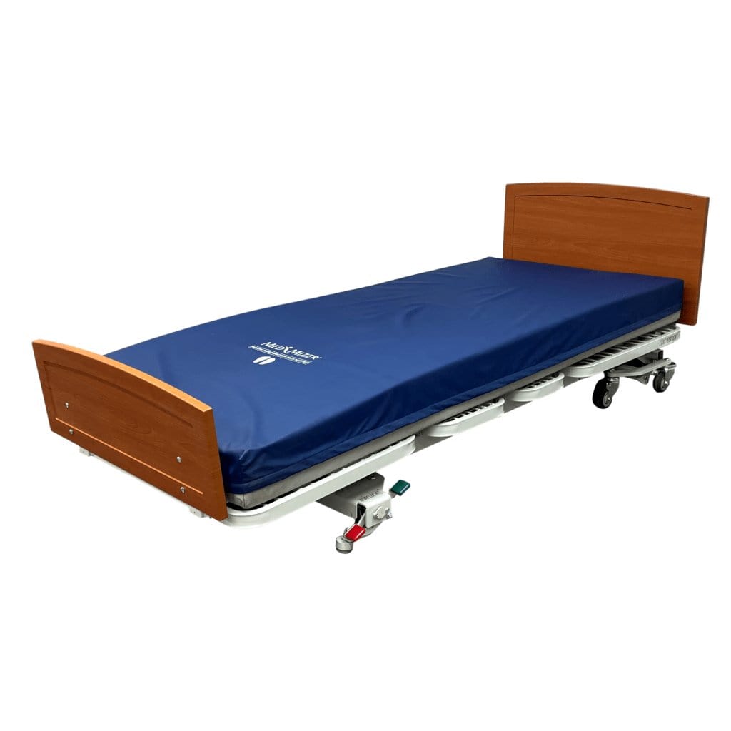 Med-Mizer Hospital Beds Med-Mizer Retract-F Retractabed Expandable Width Hi-Lo Bed Set