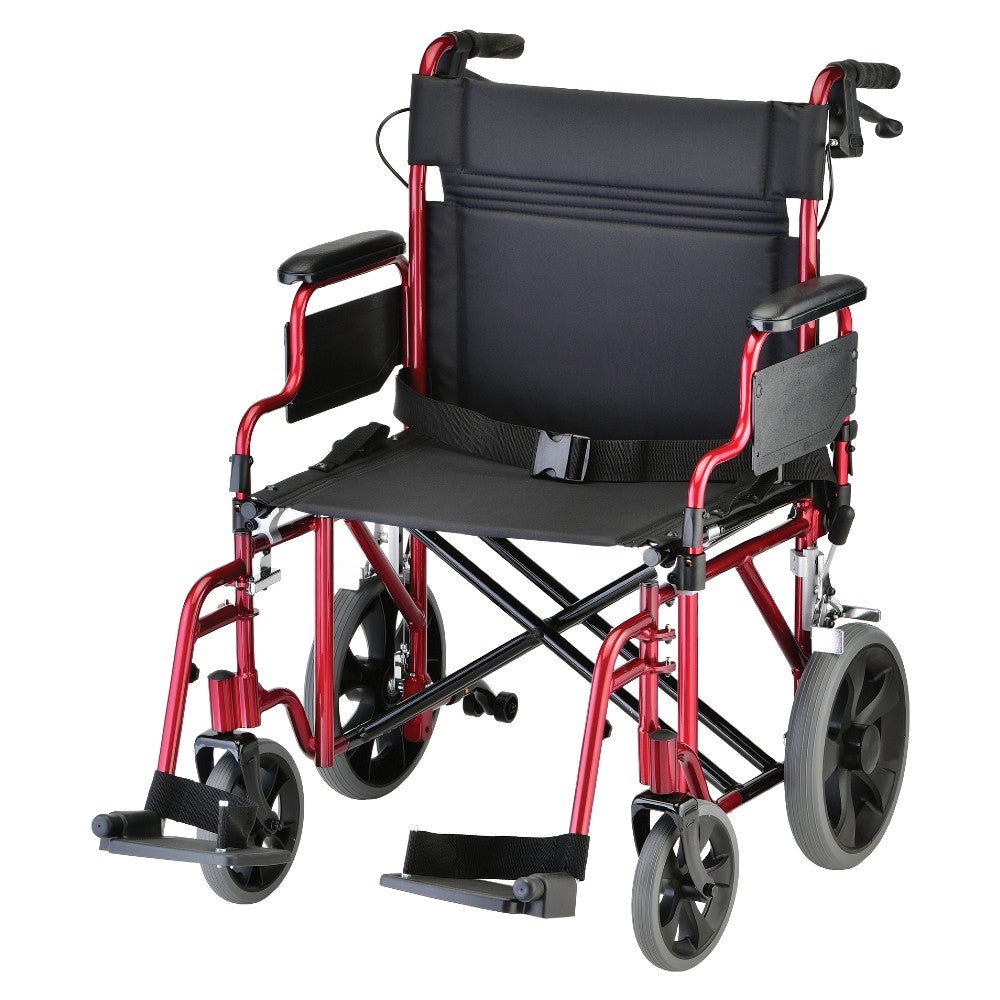 Nova Heavy Duty Bariatric Transport Folding Chairs - Extra Wide 22&quot; Seat - American Homecare Direct