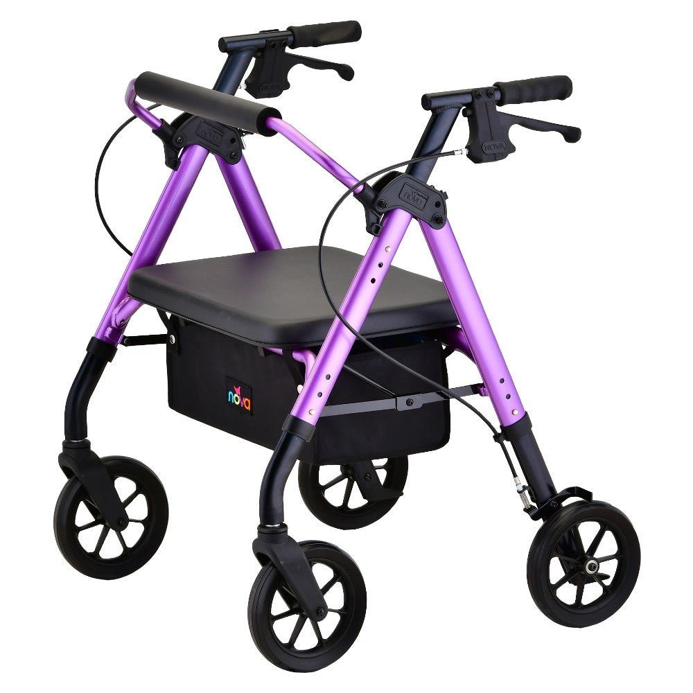Nova Star Heavy Duty Rollator, 450 lbs. Weight Capacity - American Homecare Direct