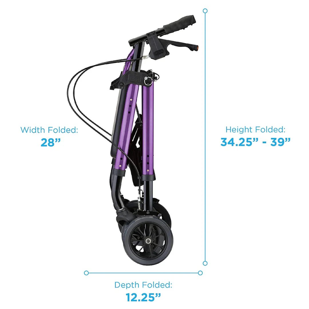 Nova Star Heavy Duty Rollator, 450 lbs. Weight Capacity - American Homecare Direct