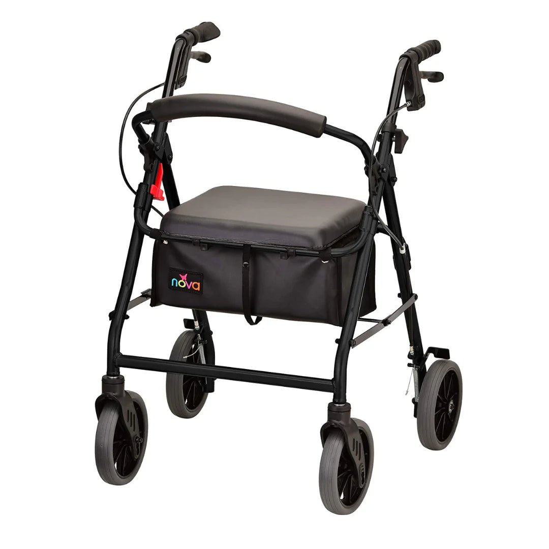 Nova Zoom Rollator Walker with 20&quot; Seat Height - American Homecare Direct