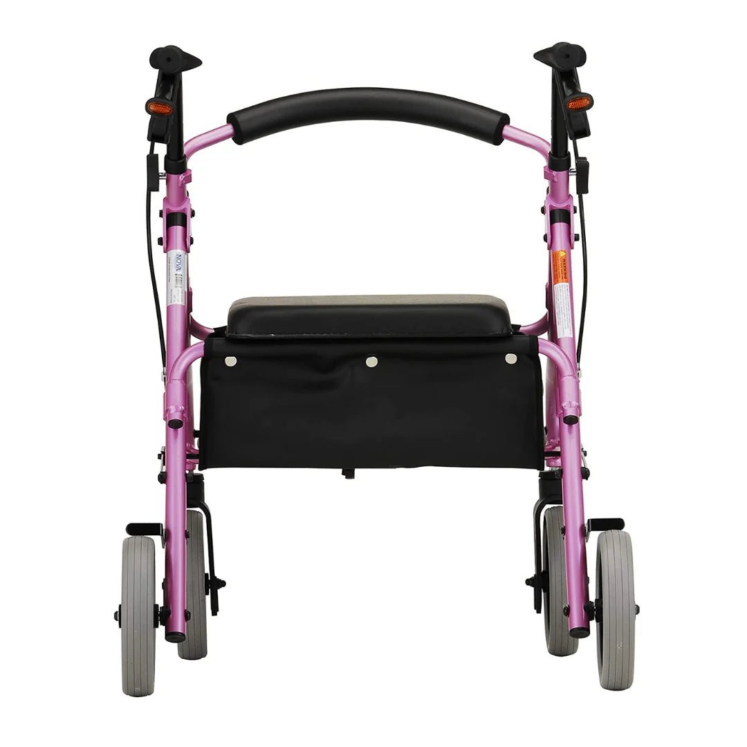 Nova Zoom Rollator Walker with 20&quot; Seat Height - American Homecare Direct