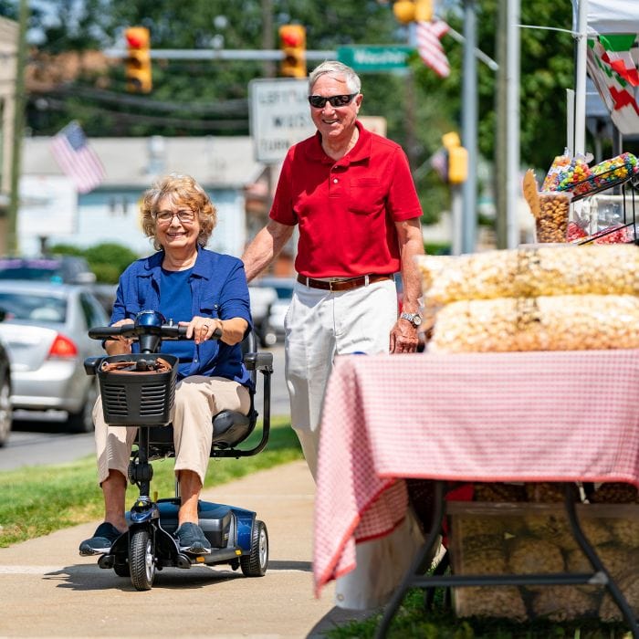 Pride Go - Go Elite Traveller 3 Wheel Scooter - American Homecare Direct