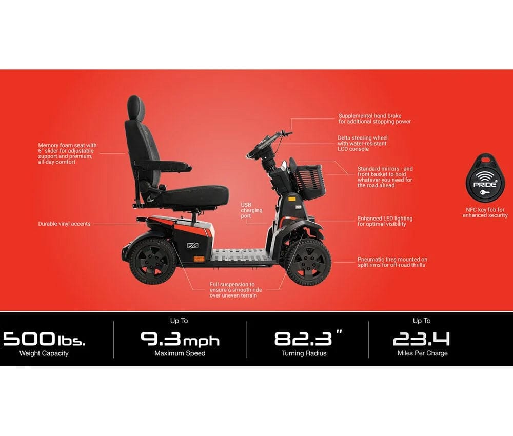 Pride Mobility Pride PX4 4-Wheel Scooter